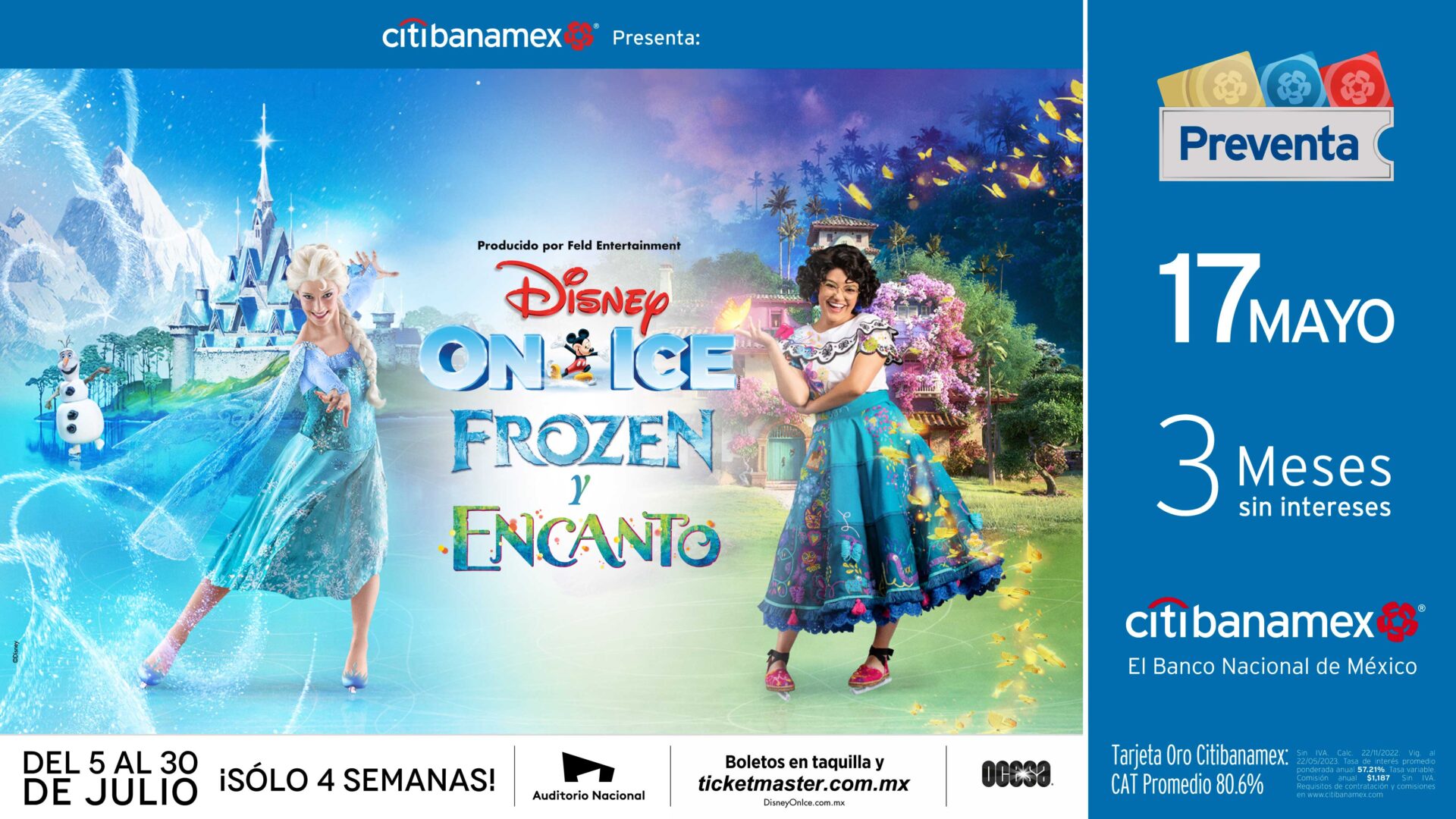 El De Mayo Ser La Preventa Citibanamex Para Disney On Ice En El